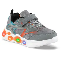 LOS GOMOSOS - Tenis Luces Pavo Gris para Niño