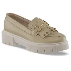 CROYDON - Mocasines Florist Beige para Mujer