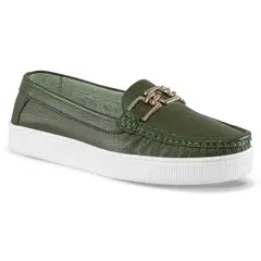 CROYDON - Mocasines Milly Verde para Mujer