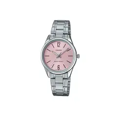 CASIO - Reloj Para Mujer Elegante LTP-V005D-4BUDF Esfera Rosada
