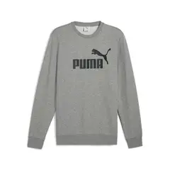 PUMA - Hoodie Original Ess No. 1 Logo Crew Tr Gris Hombre