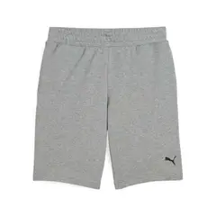 PUMA - Pantaloneta Deportiva Original Ess Logo 10 Gris Hombre