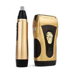 TV NOVEDADES - Afeitadora Eléctrica Triple Hoja Seco Húmedo Cabezal Flotante Power Touch