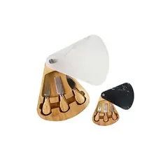 GENERICO - Tabla y accesorios de queso con tapa