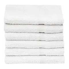 BOMBAY - 6 Toalla De Baño / Cuerpo - 70x140cm - 320gr Algodón - blanco