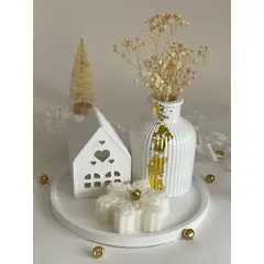 GENERAL - Adorno decorativo navideño para centro de mesa repisa mueble o habitación