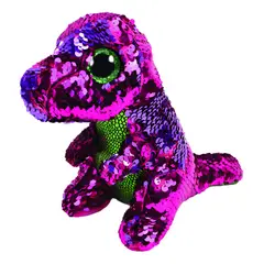 GENERICO - TY FLIPPABLES STOMPY DINOSAURIO ROSADOVERDE REGULAR