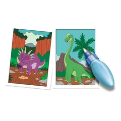 GENERICO - LIBRO DE COLOREAR CON AGUA - DINO Y UNICORNIO SURTIDO