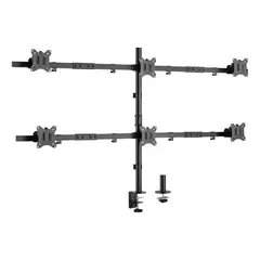 ERGONOMUS - Brazo Soporte Escritorio Para 6 Pantallas 17-32 Pulgadas