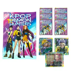 GENERICO - Álbum Kpop Demon Hunters + 100 Láminas Autoadhesivas