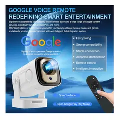 GENERICO - Proyector Cine En Casa Full HD 1080 Usb Hdmi Smart Android Video Beam