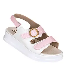 GUMBALL - Sandalia Casual de Niña Bebita Rosado blanco