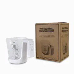 AMBIENTE GOURMET - Pesa electronica con bowl con manija