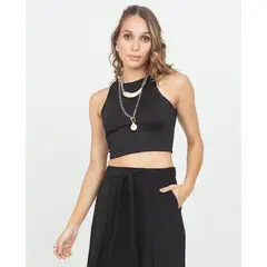 ADRISSA - CROP TOP PARA MUJER ESCOTE REDONDO