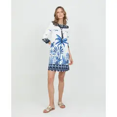 ADRISSA - VESTIDO CORTO PARA MUJER ESTAMPADO EXCLUSIVO SILUETA TALEGO