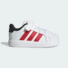 ADIDAS - Tenis Bebé Streettalk JQ8607 Blanco Rojo Casual