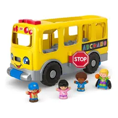 FISHER PRICE - Little People Autobús Escolar Amarillo Sonidos
