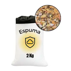 ESTILO RELAX - Relleno para puff y cojines - Espuma Molida - 2 kg