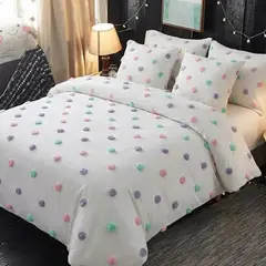 MY HOME STORE - Duvet Harmony PomColors - Blanco