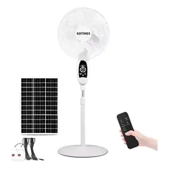 GENERICO - Ventilador Solar De Pie GDtimes