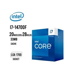 INTEL - Procesador CORE i7 14700F Sin Video