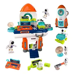 GENERICO - Juguete Cohete Astronauta Transformable 2 En 1