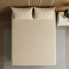 MY HOME STORE - Semijuego Sábana Cashmere Beige