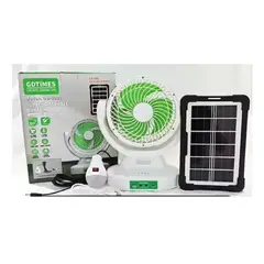 GENERICO - Ventilador Solar Recargable De Mesa GDtimes