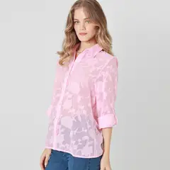 FDS - Blusa Cuello Camisero 3 Cuartos