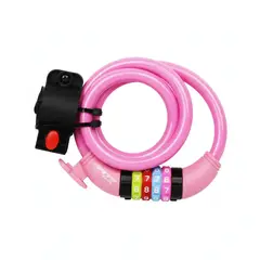 GW - Next Candado de cable espiral Rosao