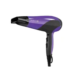 REMINGTON - Secador de Cabello Power Shine Cerámica Turmalina Morado D3190
