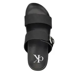 CALVIN KLEIN - Sandalias negro con monograma