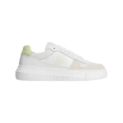 CALVIN KLEIN - Tenis blanco chunky cupsole