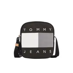 TOMMY HILFIGER - Bolso negro mini reporter