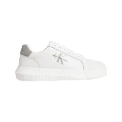 CALVIN KLEIN - Tenis de cuero robusto