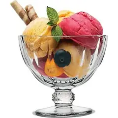 PASABAHCE - SET 2 COPAS DULCERAS ICE CREAM DIAMOND 9.25 OZ