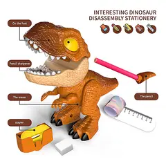 GENERICO - Cartuchera Dinosaurio 5 En 1 Decoracion Escritorio