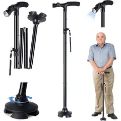 GENERICO - Bastón Plegable con Luz