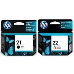 HP - CARTUCHOS DE TINTA 21 NEGRO-22 COLOR