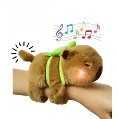 GENERICO - Pulsera Capibara Luminosa y Giratoria ¡Con Luz y Cola Móvil