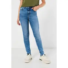 KOAJ - Jean jegging super alto azul medio MUJER