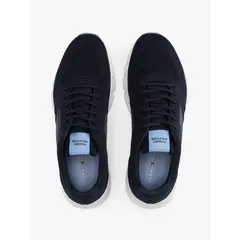 TOMMY HILFIGER - Tenis azul de running de punto con logo
