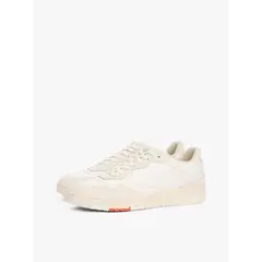 TOMMY HILFIGER - Tenis blanco de cuero con logo
