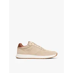 TOMMY HILFIGER - Tenis beige deportivos híbridos de ante