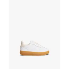 TOMMY HILFIGER - Tenis blanco con monograma TH