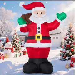 GENERICO - Inflable Navidad Papá Noel Decoración Luz