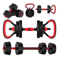 GENERICO - Set Kit Pesas Mancuernas rusas 20kg pesa rusa