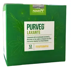FUNAT - SUPLEMENTO CON HIERBAS+RUIBARBO +SEN X 12 UNIDADES/ PURVEG