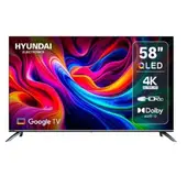 HYUNDAI - Televisor 58 147 cm 4K UHD QLED Smart TV GOOGLE HYLED5813QG IMPORT