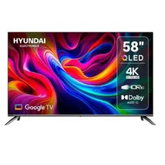 HYUNDAI - Televisor 58 147 cm 4K UHD QLED Smart TV GOOGLE HYLED5813QG IMPORT